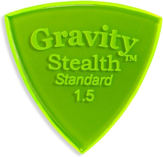GRAVITY PICKS Stealth 1.5mm Fluro Green