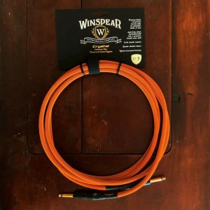 Winspear-Instrumental-Co-Crystal-Premium-Guitar-Cable-10-Neon-Orange-ST-ST